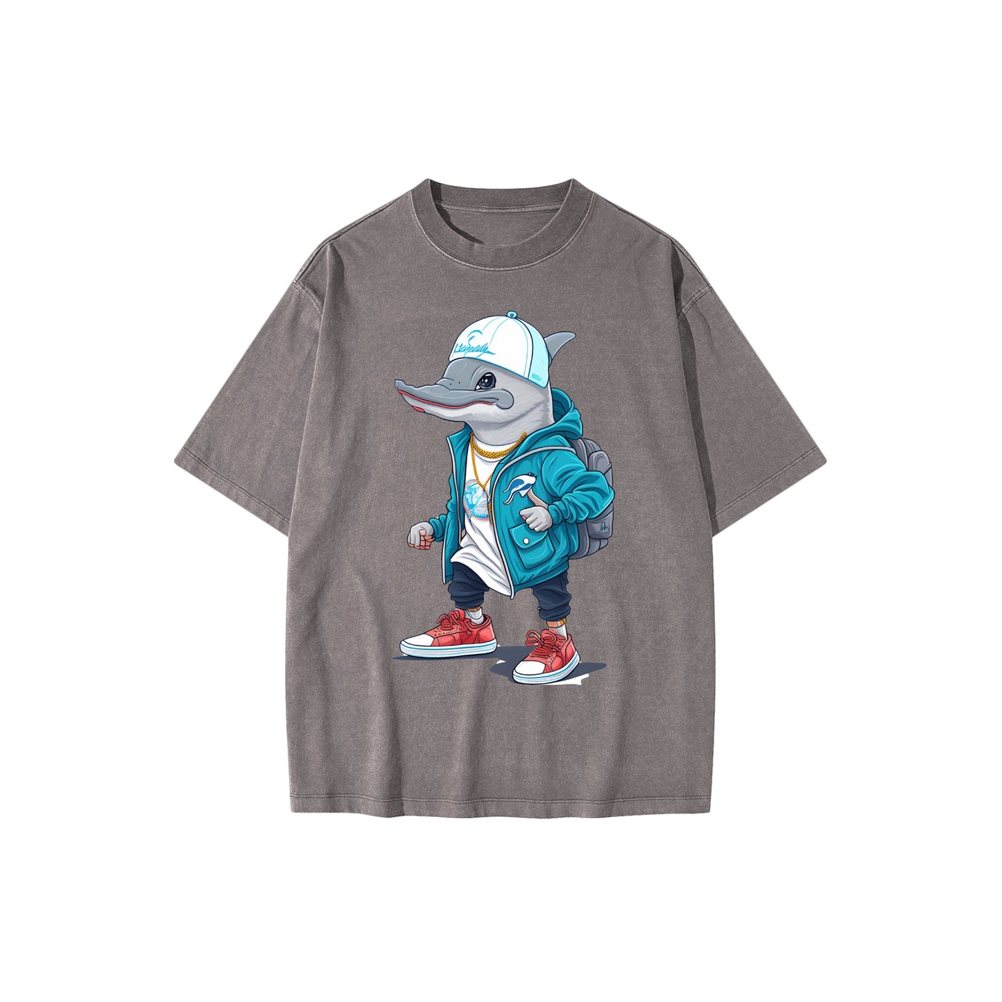 playful-cartoon-dolphin-character-hypebeast-clothing - Front