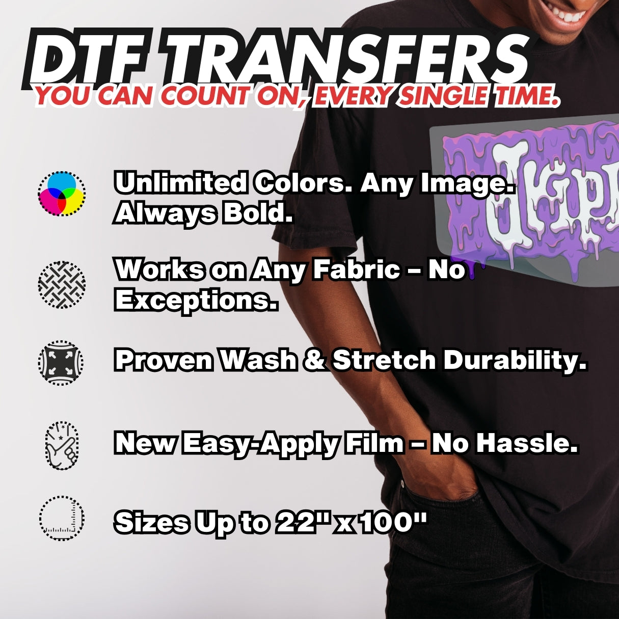 UV Sticker & DTF Transfer Sample Packs – Experience Unmatched Quality Firsthand